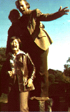 Alison, Tim & Mark at Fountain's Abbey